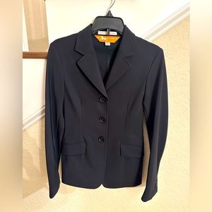 RJ classics Orange Label Equestrian show jacket. Size 14R in black